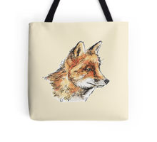 Fox casual design decorating a Redbubble tote bag